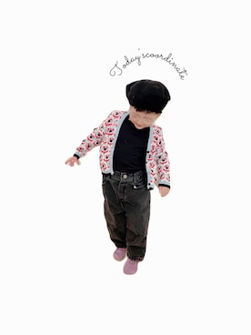 「息子」｜「アイテム（パンツ）」を使った、sakuuunnさん（レディース・152cm）の秋コーディネート