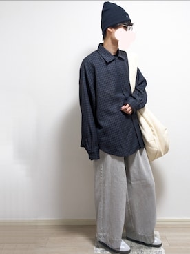 「UNTRACE（アントレース）のアイテム」を使った、ひかるさん（メンズ・174cm）の秋コーディネート