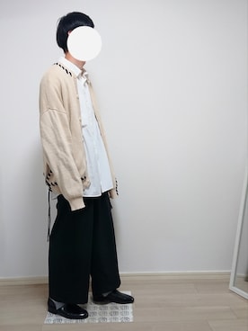 「WHIMSIC（ウィムジック）のアイテム」を使った、ひかるさん（メンズ・174cm）の春コーディネート