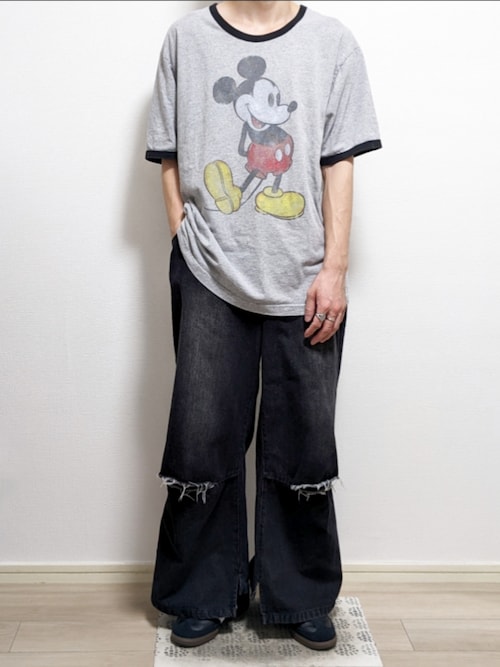 クヌマフ knuth marf ripped buggy denim pants ripped buggy denim pants/2color | KNUTH MARF