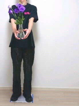 「LABRAT（ラブラット）のアイテム」を使った、ひかるさん（メンズ・174cm）の夏コーディネート