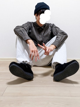 「UNTRACE（アントレース）のアイテム」を使った、ひかるさん（メンズ・174cm）の秋コーディネート