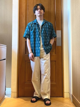 永松さん（メンズ・166cm）の夏コーディネート