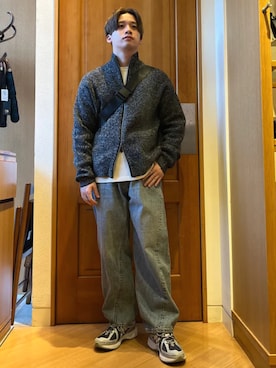 永松さん（メンズ・166cm）の冬コーディネート