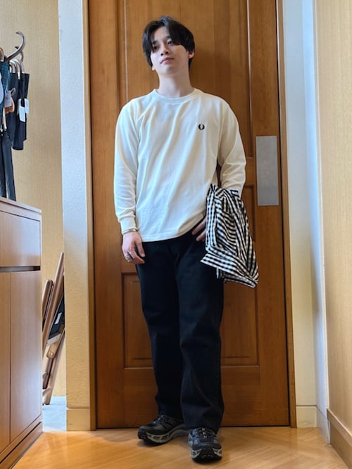 SHIPS別注】FRED PERRY: ピケ ロングスリーブ T シャツ（Tシャツ