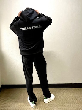 「FILA（フィラ）のアイテム（トップス）」を使った、NAOKIさん（メンズ・175cm）の秋コーディネート