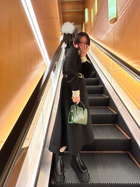 「アイテム（ブーツ）」を使った、H4tahiさん（レディース・155cm）の秋コーディネート