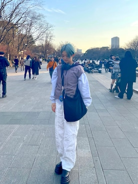 「アイテム（雑貨/ホビー）」を使った、H4tahiさん（レディース・155cm）の秋コーディネート