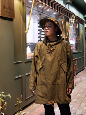 「Bronson（ブロンソン）のアイテム」を使った、ken820411さん（メンズ・175cm）の秋コーディネート