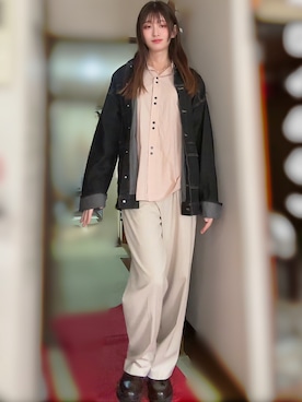 「アイテム（ジャケット/アウター）」を使った、えびちゃんさん（メンズ・178cm）の秋コーディネート