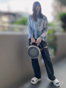 「NIKE（ナイキ）のアイテム」を使った、えびちゃんさん（メンズ・178cm）の夏コーディネート
