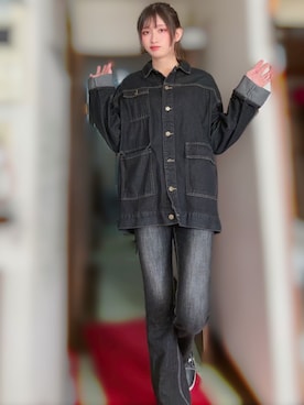 「アイテム（ジャケット/アウター）」を使った、えびちゃんさん（メンズ・178cm）の秋コーディネート