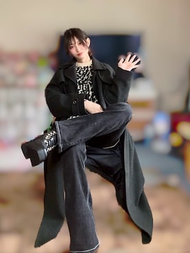 「アイテム（パンツ）」を使った、えびちゃんさん（メンズ・178cm）の冬コーディネート