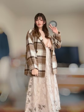 「アイテム（スカート）」を使った、えびちゃんさん（メンズ・178cm）の冬コーディネート