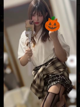 「アイテム（シャツ/ブラウス）」を使った、えびちゃんさん（メンズ・178cm）の秋コーディネート