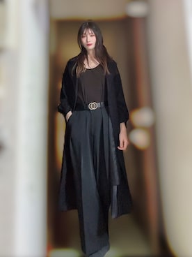 「アイテム（タンクトップ）」を使った、えびちゃんさん（メンズ・178cm）の秋コーディネート