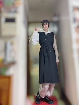 「アイテム（ブーツ）」を使った、えびちゃんさん（メンズ・178cm）の秋コーディネート