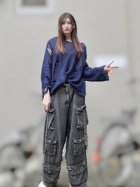 「アイテム（ファッション雑貨）」を使った、えびちゃんさん（メンズ・178cm）の秋コーディネート