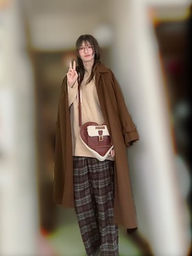 「アイテム（バッグ）」を使った、えびちゃんさん（メンズ・178cm）の秋コーディネート