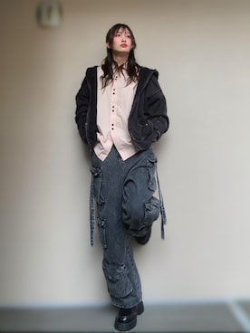 えびちゃんさん（メンズ・178cm）の冬コーディネート