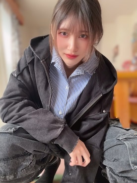 「アイテム（シャツ/ブラウス）」を使った、えびちゃんさん（メンズ・178cm）の秋コーディネート