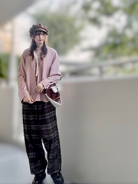 「アイテム（バッグ）」を使った、えびちゃんさん（メンズ・178cm）の秋コーディネート