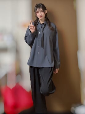 「アイテム（パンツ）」を使った、えびちゃんさん（メンズ・178cm）の冬コーディネート