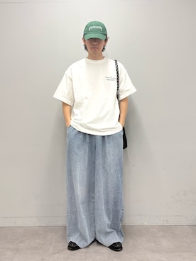 「CIAOPANIC TYPY（チャオパニックティピー）のアイテム（キャップ）」を使った、ゆいととさん（メンズ・170cm）の夏コーディネート