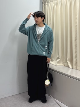 「アイテム（キーケース/キーアクセサリー、ホワイト系）」を使った、ゆいととさん（メンズ・170cm）の秋コーディネート