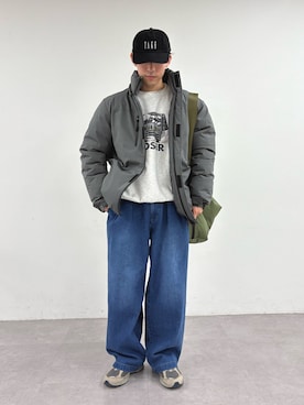 「アイテム（スウェット）」を使った、ゆいととさん（メンズ・170cm）の冬コーディネート