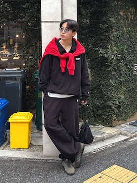 「スウェットパンツ」｜ゆいととさん（メンズ・170cm）の秋コーディネート