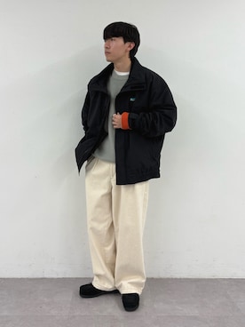 「アイテム（ナイロンジャケット）」を使った、ゆいととさん（メンズ・170cm）の冬コーディネート