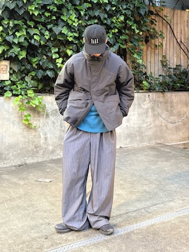 「アイテム（キャップ）」を使った、ゆいととさん（メンズ・170cm）の秋コーディネート