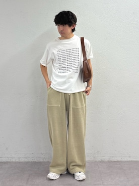 「CIAOPANIC TYPY（チャオパニックティピー）のアイテム（バッグ）」を使った、ゆいととさん（メンズ・170cm）の夏コーディネート
