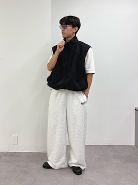 「アイテム（スウェットパンツ）」を使った、ゆいととさん（メンズ・170cm）の秋コーディネート