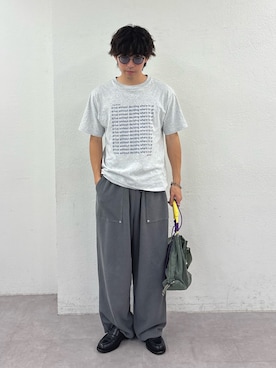 「SOUNDSGOOOOD（サウンズグッド）の【SOUNDS GOOOOD】2WAYナイロンタックギャザーパラコードBAG/WEB限定カラー追加（トートバッグ）」を使った、ゆいととさん（メンズ・170cm）の夏コーディネート