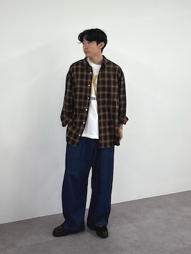「CIAOPANIC TYPY（チャオパニックティピー）のアイテム（パンツ）」を使った、ゆいととさん（メンズ・170cm）の夏コーディネート