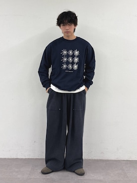 「CIAOPANIC TYPY（チャオパニックティピー）のアイテム（トップス）」を使った、ゆいととさん（メンズ・170cm）の秋コーディネート