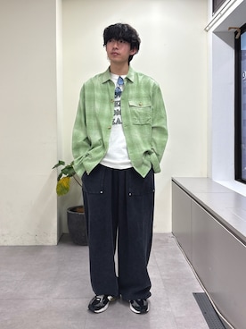 「CIAOPANIC TYPY（チャオパニックティピー）のアイテム（パンツ）」を使った、ゆいととさん（メンズ・170cm）の冬コーディネート