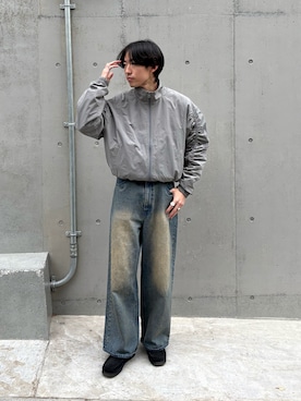 「CIAOPANIC TYPY（チャオパニックティピー）のアイテム（ブルゾン）」を使った、ゆいととさん（メンズ・170cm）の冬コーディネート