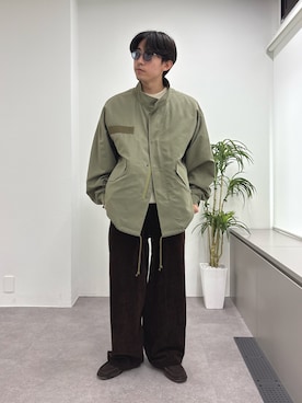 「アイテム（モッズコート）」を使った、ゆいととさん（メンズ・170cm）の秋コーディネート