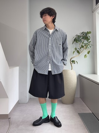 「GEVACO(ゲバコ)の【GEVACO/ゲバコ】【CIAOPANICTYPY限定商品】汗染み防止抗菌防臭ワンポイントワッペンTEE/WEB限定(Tシャツ/カットソー)」を使った、ゆいととさん(メンズ・170cm)の夏コーディネート