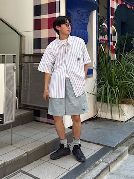 「アイテム（パンツ）」を使った、ゆいととさん（メンズ・170cm）の夏コーディネート