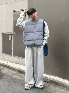 「アイテム（トートバッグ）」を使った、ゆいととさん（メンズ・170cm）の冬コーディネート