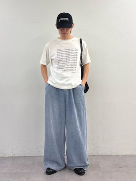 「CIAOPANIC TYPY（チャオパニックティピー）のアイテム（帽子）」を使った、ゆいととさん（メンズ・170cm）の春コーディネート