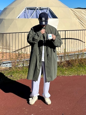 「CIAOPANIC TYPY（チャオパニックティピー）のアイテム（モッズコート）」を使った、ゆいととさん（メンズ・170cm）の秋コーディネート