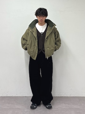 「モンスターパーカー」｜ゆいととさん（メンズ・170cm）の秋コーディネート