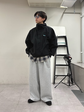 「アイテム（ナイロンジャケット）」を使った、ゆいととさん（メンズ・170cm）の秋コーディネート