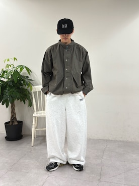 「アイテム（スウェットパンツ）」を使った、ゆいととさん（メンズ・170cm）の夏コーディネート