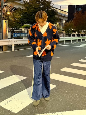 「ハロウィン」｜「アイテム（スウェットパンツ）」を使った、ゆいととさん（メンズ・170cm）の秋コーディネート